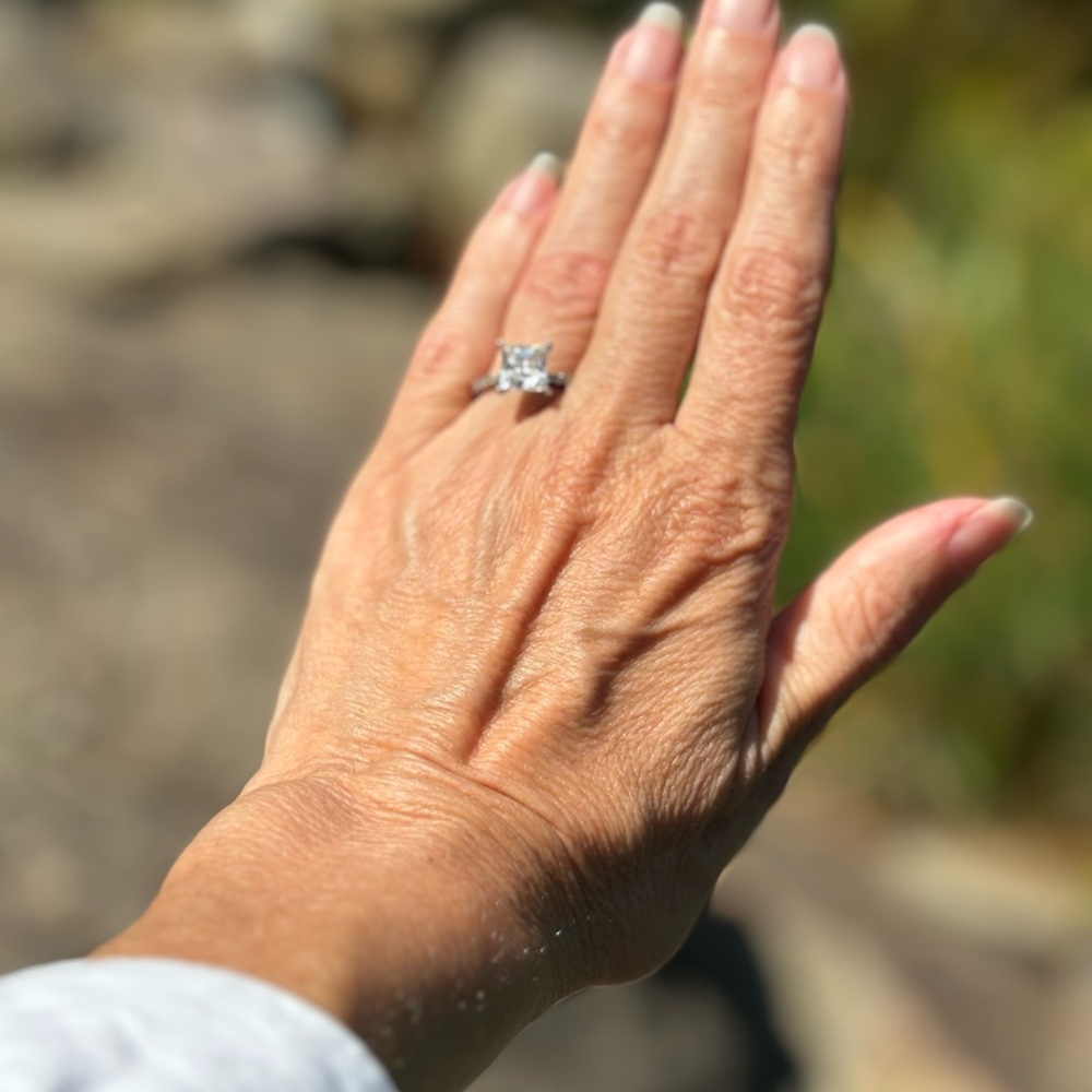 DIAMONIQUE ENGAGEMENT RING
